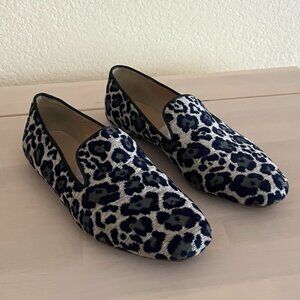 J Crew Leopard Print Loafers